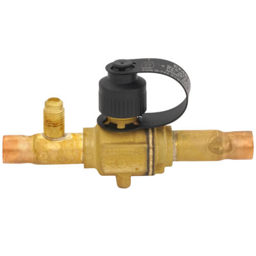Main product image of 1/2" ODF BVS Series Refrigeration Ball Valve w/ Access Valve (R-410A)