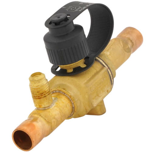 Main product image of 1/2" ODF BVS Series Refrigeration Ball Valve w/ Access Valve (R-410A)