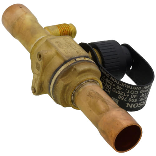 Main product image of 5/8" ODF BVS Series Refrigeration Ball Valve w/ Access Valve (R-410A)