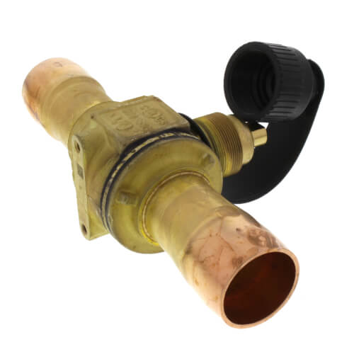Main product image of 1-1/8" ODF BVS Series Refrigeration Ball Valve w/ Access Valve (R-410A)
