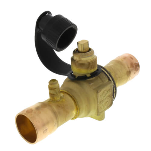 Main product image of 1-1/8" ODF BVS Series Refrigeration Ball Valve w/ Access Valve (R-410A)
