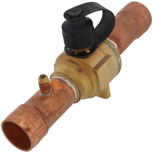 Main product image of 1-3/8" ODF BVS Series Refrigeration Ball Valve w/ Access Valve (R-410A)