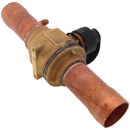Main product image of 1-5/8" ODF BVS Series Refrigeration Ball Valve w/ Access Valve (R-410A)