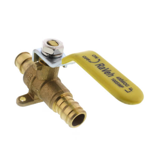 Main product image of Raven 1/2" Expansion PEX Drop Ear Ball Valve (Lead Free)