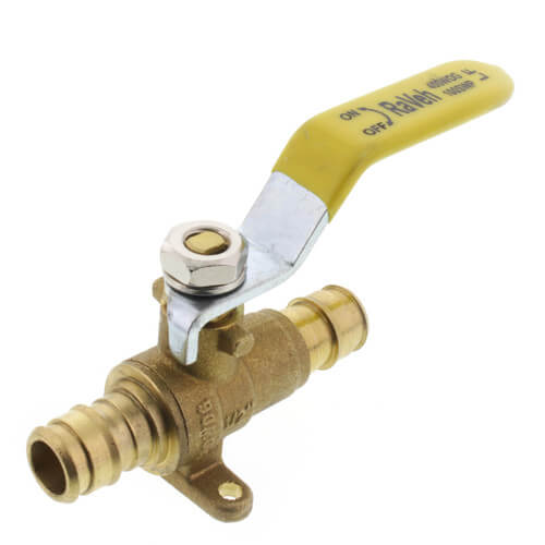 Main product image of Raven 1/2" Expansion PEX Drop Ear Ball Valve (Lead Free)