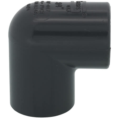 Main product image of 3/4" PVC Schedule 80 90° Elbow (S x FPT)