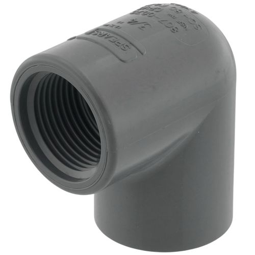 Main product image of 3/4" Socket x 3/4" FPT CPVC Schedule 80 90° Elbow