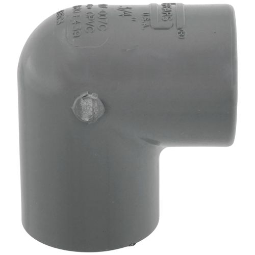 Main product image of 3/4" Socket x 3/4" FPT CPVC Schedule 80 90° Elbow
