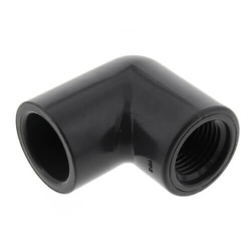 Main product image of 4" PVC Schedule 80 90° Elbow (S x FPT)