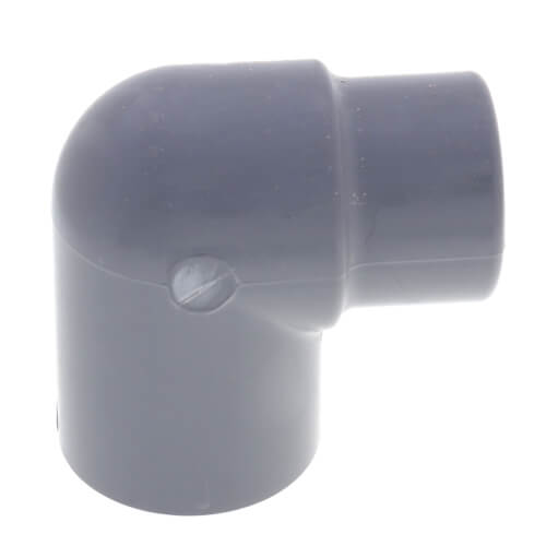 Main product image of 3/4" Socket x 1/2" FPT CPVC Schedule 80 90° Elbow