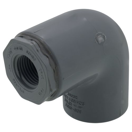 Main product image of 1" Socket x 1/2" FPT CPVC Schedule 80 90° Elbow