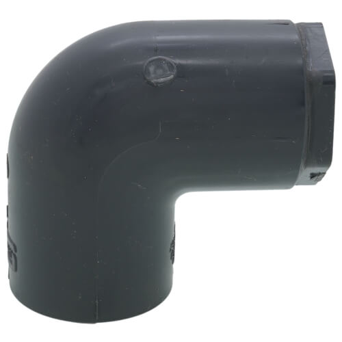 Main product image of 1" x 3/4" PVC Schedule 80 90° Reducing Elbow (S x FPT)