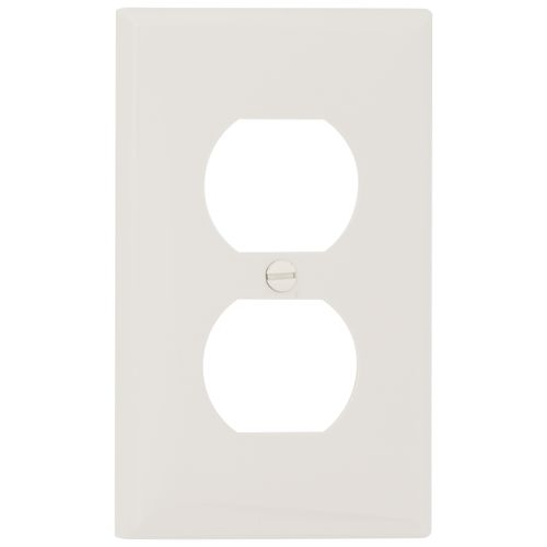 Main product image of 1-Gang Electrical Wall Plate, Nylon, Duplex (Light Almond)