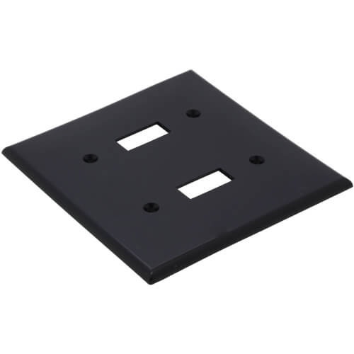 80709-E - Leviton 80709-E - 2-Gang Electrical Wall Plate, Nylon, Toggle ...
