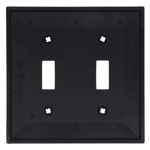 80709-E - Leviton 80709-E - 2-Gang Electrical Wall Plate, Nylon, Toggle ...