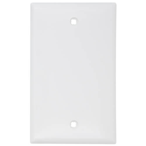 Main product image of 1-Gang No Device Blank Wallplate, Box Mount (White)