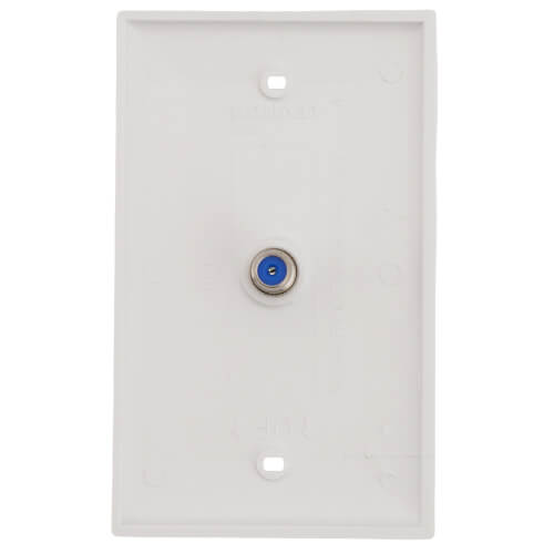 Main product image of Video Wall Jack w/ F-Connector - White