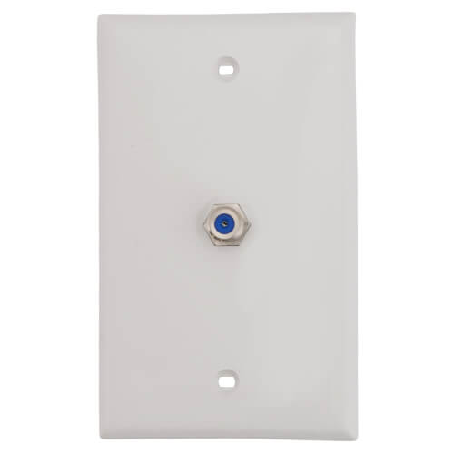 Main product image of Video Wall Jack w/ F-Connector - White