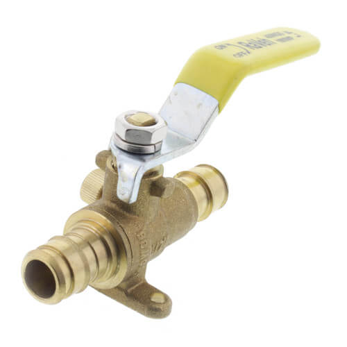 thumbnail image 2 of 1/2" PEX A Ball Valve With Drop Ear – Expansion Ball Valve, F1960 (5-Pack) 2 of 6