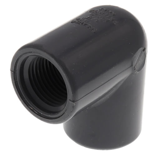 Spears 808-003 Schedule 80 PVC 3/8" 90° Degree FPT X FPT Threaded Elbow 