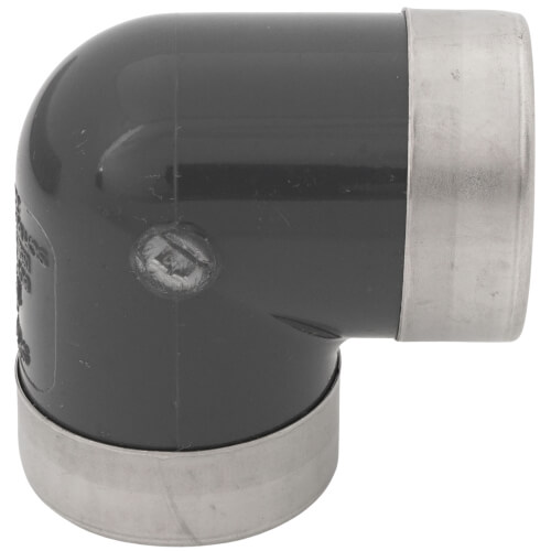 Main product image of 1/2" PVC Schedule 80 Special Reinforced 90-Degree Elbow (FPT)