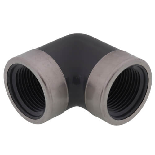 Main product image of 3/4" PVC Schedule 80 Special Reinforced 90-Degree Elbow (FPT)