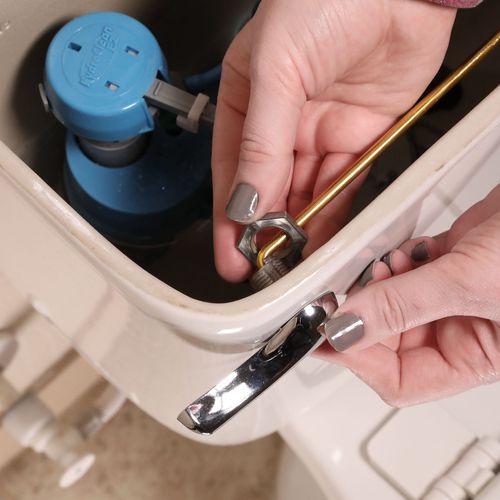 Main product image of 8" Universal Toilet Handle, Adjustable & Multi-Mount (Chrome)