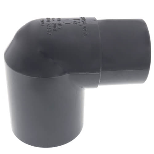 809015 809015 11/2" PVC Schedule 80 90° Street Elbow (Spigot x