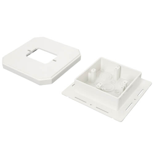 8091F Arlington 8091F GFCI Siding Box Kit w/ Cable Connector & Flange