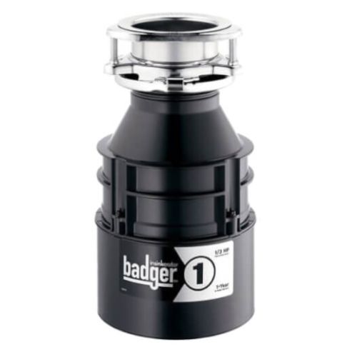 Main product image of Badger 1 Garbage Disposal, 2-Year Limited Warranty
