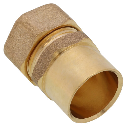 5/8" PEX-AL-PEX Compression x 3/4" Female Sweat Adapter