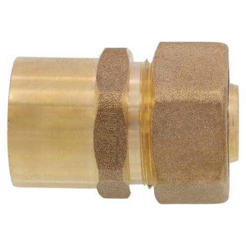 5/8" PEX-AL-PEX Compression x 3/4" Female Sweat Adapter