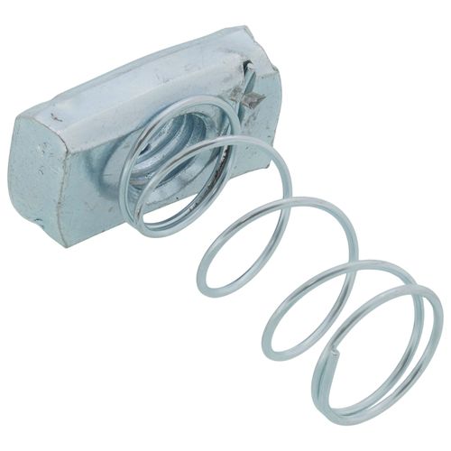 Main product image of 1/2" Electro-Galvanized Strut Nut (Regular Spring)