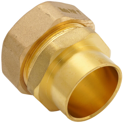 Main product image of 1" PEX-AL-PEX Compression x 1" Female Sweat Adapter