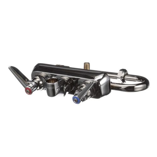 Main product image of Workboard Faucet, Wall Mount, 4" Centers, 132x Gooseneck, Lever Handles, B-1115-132X