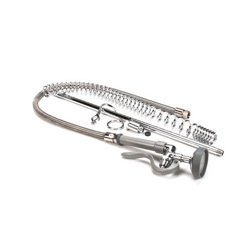 Main product image of Pre-rinse Assembly, 44" Stainless Steel Hose, Self Closing Squeeze Valve, 24" Riser, B-2250
