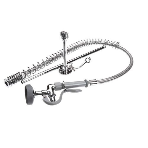 Main product image of Pre-rinse Assembly, 44" Ss Flex Hose, B-0107 Spray Valve, 18" Riser & 6" Wall Bracket, B-2250-B-18R