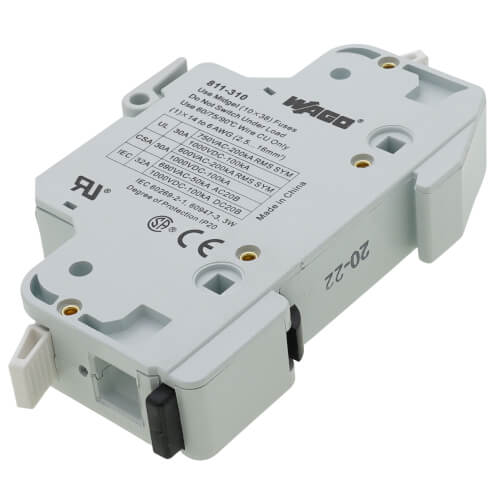 811310 WAGO 811310 2Conductor Fuse Holder for Cylindrical Midget