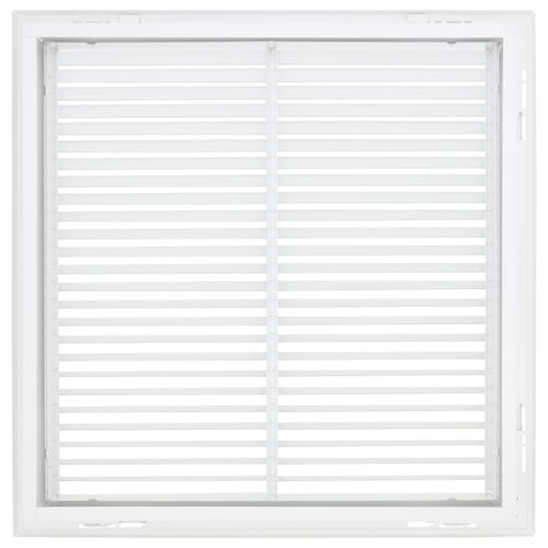 Main product image of 20" x 20" Steel Fixed Bar Filter Grille (White)