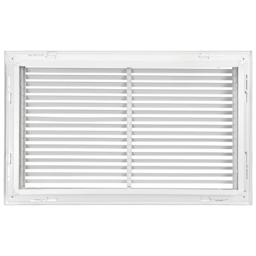 Main product image of 24" x 14" Steel Fixed Bar Filter Grille (White)