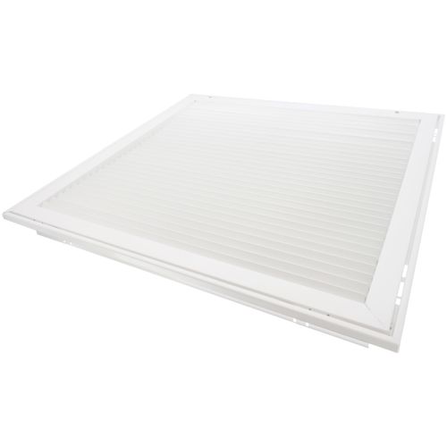 Main product image of 24" x 24" Steel Fixed Bar Filter Grille (White)