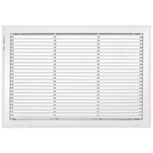 Main product image of 30" x 20" Steel Fixed Bar Filter Grille (White)