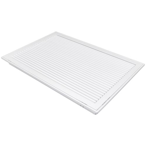 Main product image of 30" x 20" Steel Fixed Bar Filter Grille (White)