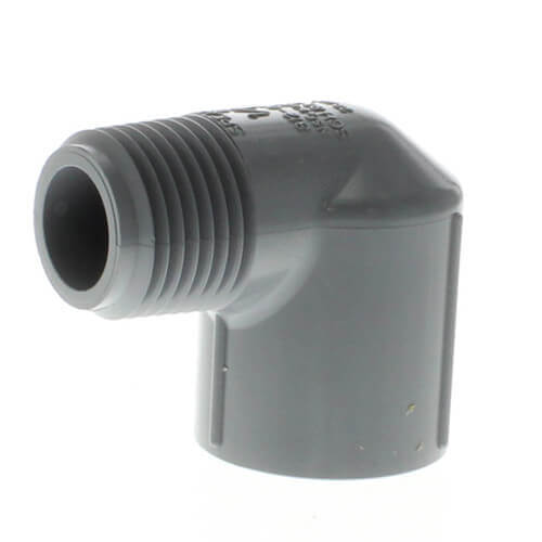 1/4" MPT x 1/4" FPT CPVC Schedule 80 90° Street Elbow