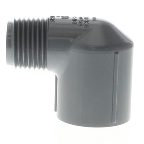 1/2" MPT x 1/2" FPT CPVC Schedule 80 90° Street Elbow