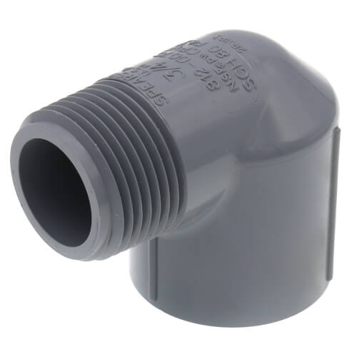 Main product image of 3/4" MPT x 3/4" FPT CPVC Schedule 80 90° Street Elbow
