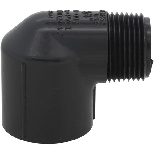 Main product image of 3/4" PVC Schedule 80 90-Degree Street Elbow (MIPT x FIPT)