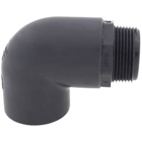 1-1/4" PVC Schedule 80 90-Degree Street Elbow (MIPT x FIPT)