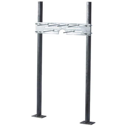 8133171 Watts 8133171 CA321 Epoxy Coated Floor Mounted PlateType Urinal Carrier w/ Bottom