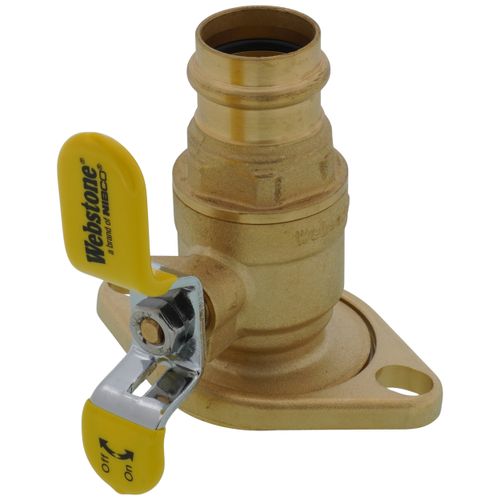 Main product image of 1" Press Full Port Forged Brass Uni-Flange Isolator Flange